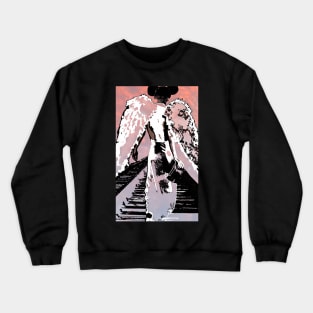 she’s a fallen angel walking with grace honey Crewneck Sweatshirt